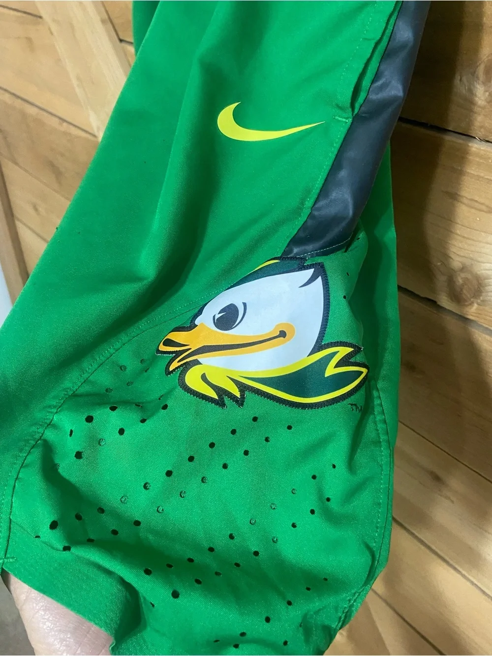 Nike Green & Yellow Oregon Ducks Athletic Shorts